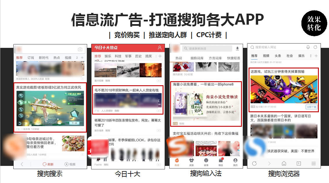 搜狗信息流广告如何投放?找哪里可以投放? 搜狗信息流广告如何投放?找哪里可以投放?